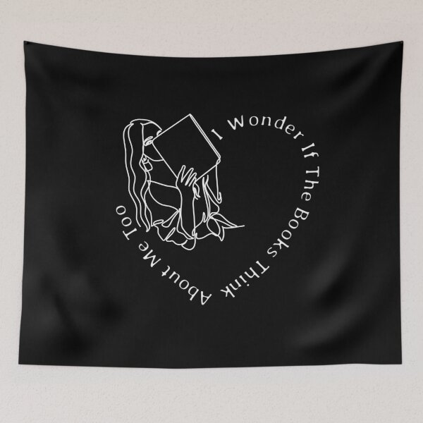 Item preview, I Wonder If The Books Think About Me Too designed and sold by Wiss2Arts.