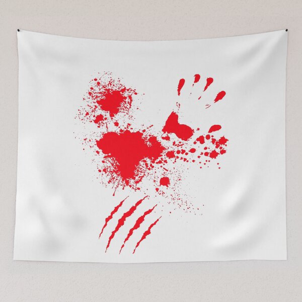 Item preview, blood stains bloody hand for Halloween designed and sold by Recruiter-Love.