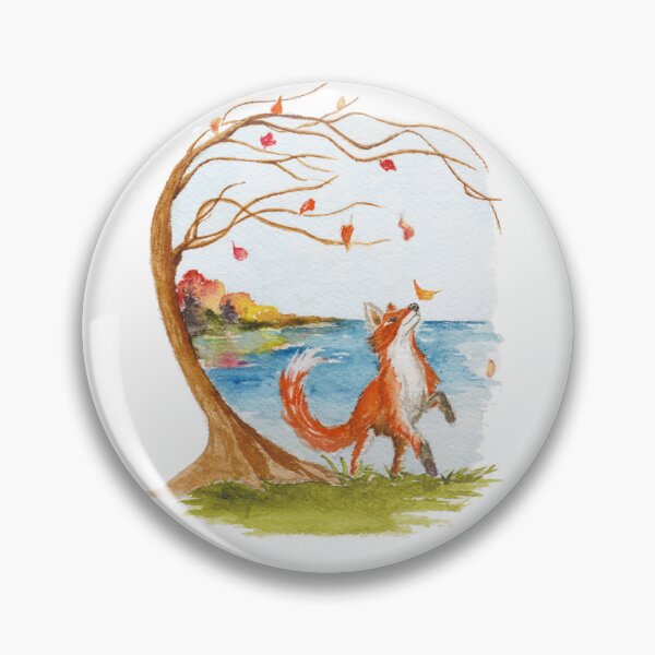 Item preview, Playful Autumn Fox designed and sold by KelsImpressions.