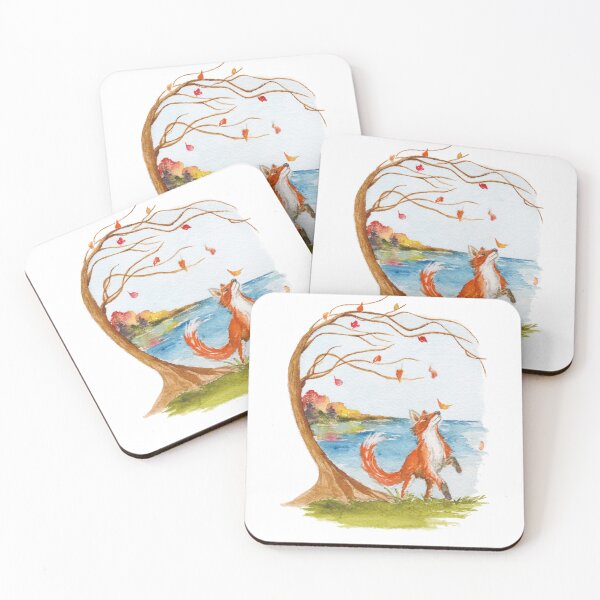 Item preview, Playful Autumn Fox designed and sold by KelsImpressions.