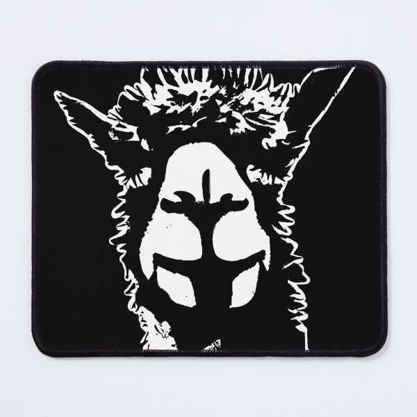 Item preview, Discover the Quirky Elegance of Llama Art: Street Art-Inspired Llama Face Design White Version designed and sold by pelagio.
