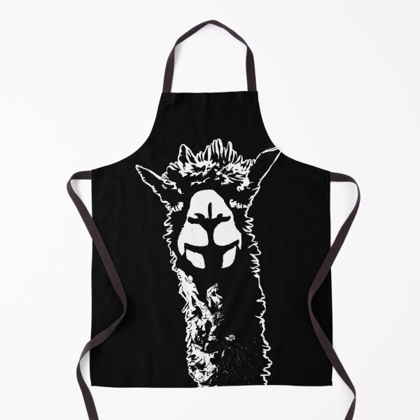 Item preview, Discover the Quirky Elegance of Llama Art: Street Art-Inspired Llama Face Design White Version designed and sold by pelagio.
