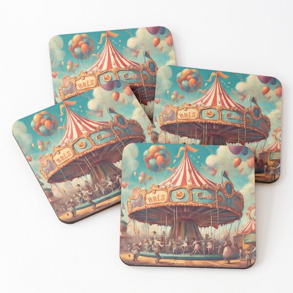 Item preview, Whimsical Funfair designed and sold by cozycozyart.