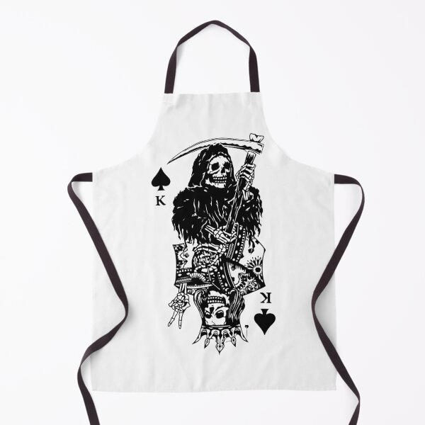 Item preview, Dark King of Spades Art, Skeleton King and Grim Reaper designed and sold by InkStation24.