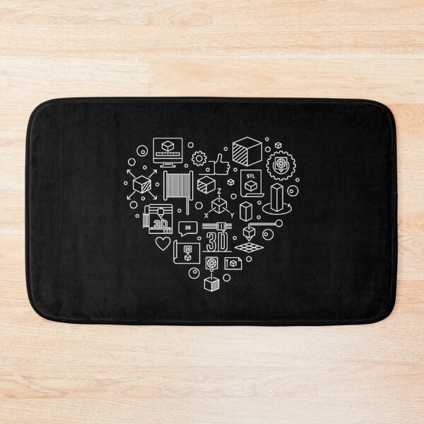 Item preview, 3d Printer Heart - I Love 3d printing for Engineer cool heart shaped linear design designed and sold by venomousvector.