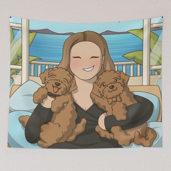 Item preview, Tod and Copper with Furmom designed and sold by Kyna Arts.