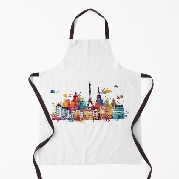 Item preview, Illustration of landmarks in Paris, France designed and sold by MiraCleAI.