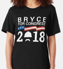 Randy Bryce für Kongreß 2018 t-shirts Das Eisen-Stachehemd Randy Bryce Mid-term Kongreß-Wahl 2018 Slim Fit T-Shirt