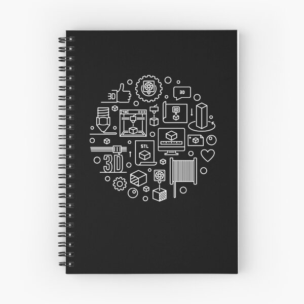 Item preview, 3d Printer round design - I Love 3d printing for Engineer cool circle-shaped design in thin line style designed and sold by venomousvector.