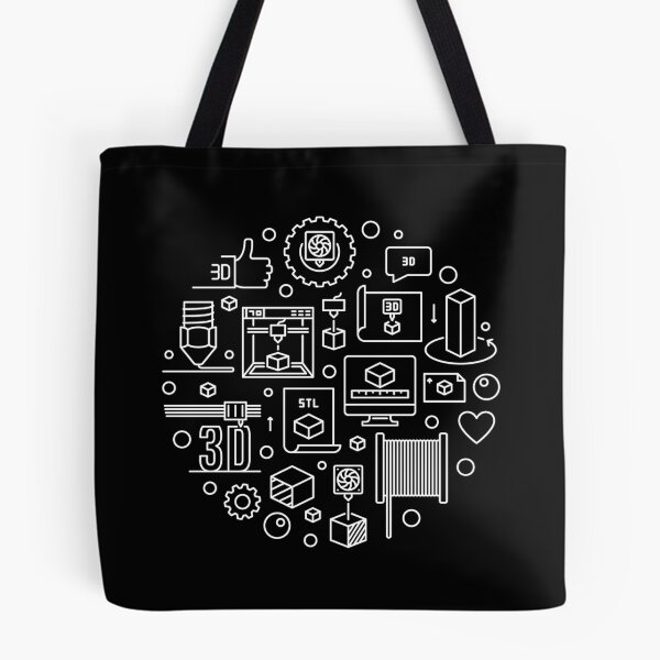 Item preview, 3d Printer round design - I Love 3d printing for Engineer cool circle-shaped design in thin line style designed and sold by venomousvector.