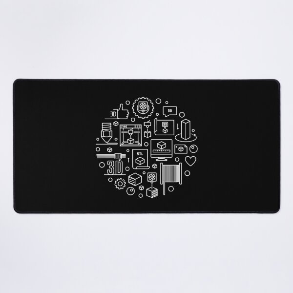 Item preview, 3d Printer round design - I Love 3d printing for Engineer cool circle-shaped design in thin line style designed and sold by venomousvector.