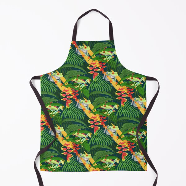 Item preview, Red Eyed Tree Frogs in the Jungle designed and sold by SquibbleDesign.
