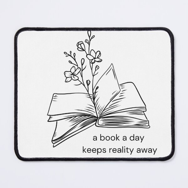 Item preview, A Book A Day Keeps Reality Away 3 - Black and White designed and sold by IguaranDesign.
