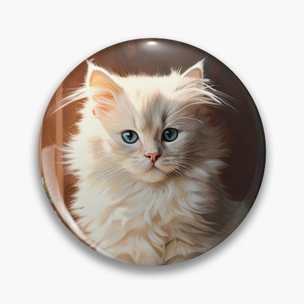 Item preview, white cute cat kitten on books designed and sold by WallyPink.