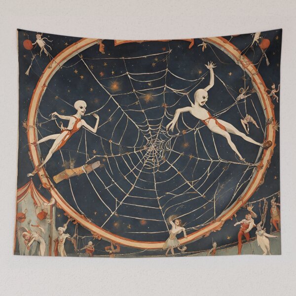 Item preview, The Ghostly Spider Circus designed and sold by cozycozyart.
