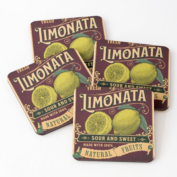 Item preview, Limonata Citra Vintage Poster Italy Kitchen designed and sold by Yellowriversss.