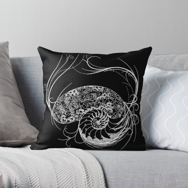 Fantastic Shell Design Throw Pillow