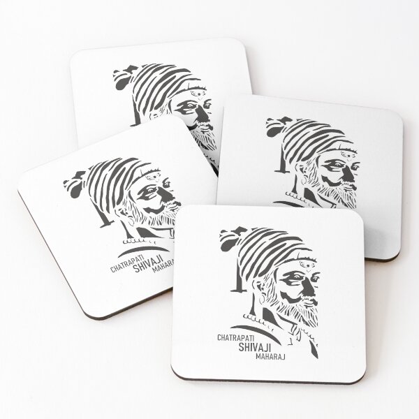 Item preview, Chatrapati Shivaji Maharaj's monochrome shadow portrait designed and sold by ShubhankarK.