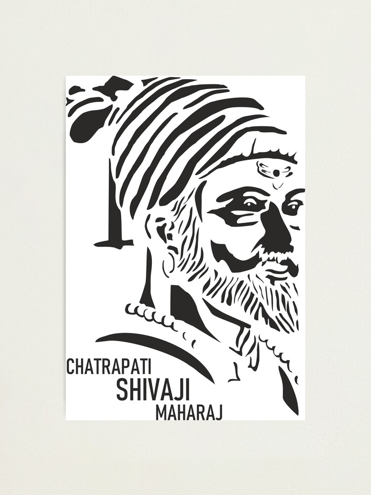 Stylist Mens Tshirt - Shivaji Maharaj Printed