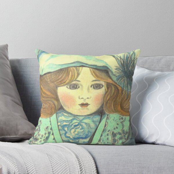 Item preview, MUÑECA PRINCESA - MUÑECA ANTIGUA DE PORCELANA FRANCESA con sombrero azul designed and sold by RubaiDesign.