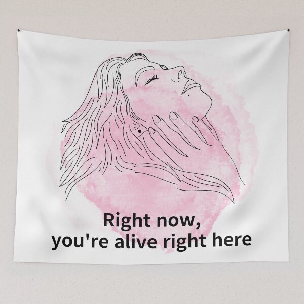 Item preview, Right now, you're alive right here, Love Yourself, sketch, croquis designed and sold by zzzozzo.