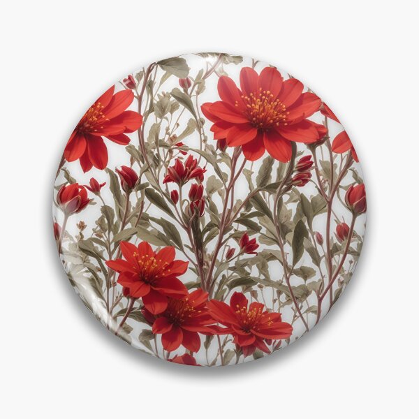 Item preview, pattern of colorful flowers designed and sold by INKNIK.