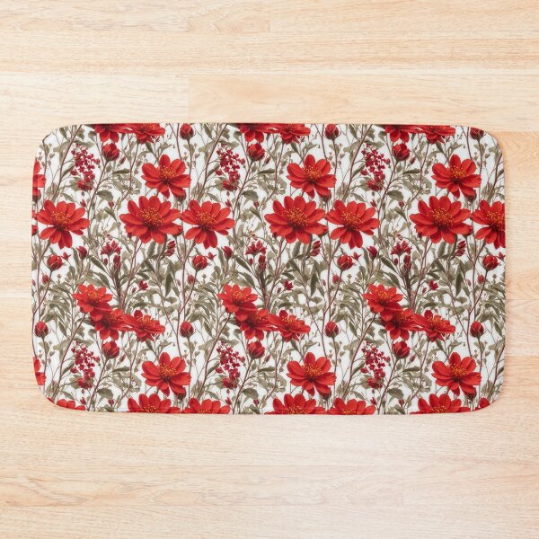 Item preview, pattern of colorful flowers designed and sold by INKNIK.