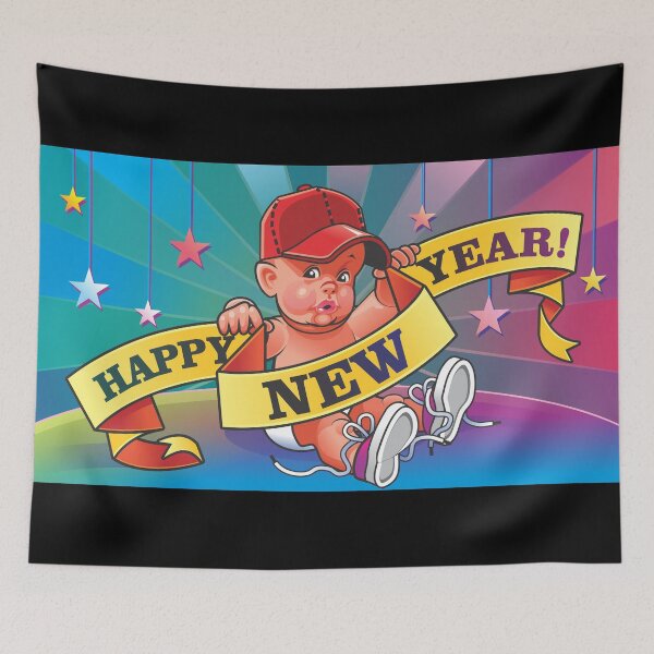 Item preview, New Year Baby - Happy New Year designed and sold by Vector-Artist.