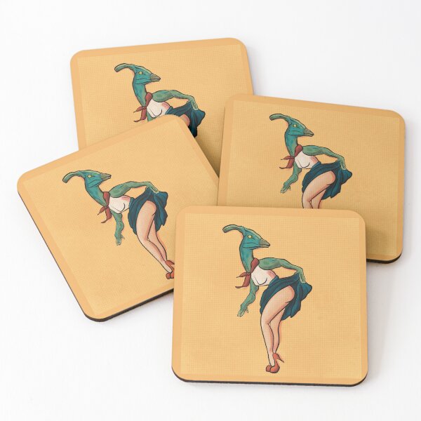 Item preview, Pin-Up Dinos: Penny the Parasaurolophus designed and sold by Chaotic Homewares.