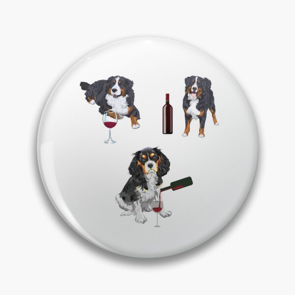 Item preview, Australian Shepherd And Wine Cute Breeds And Wine designed and sold by Deonnamulholl.