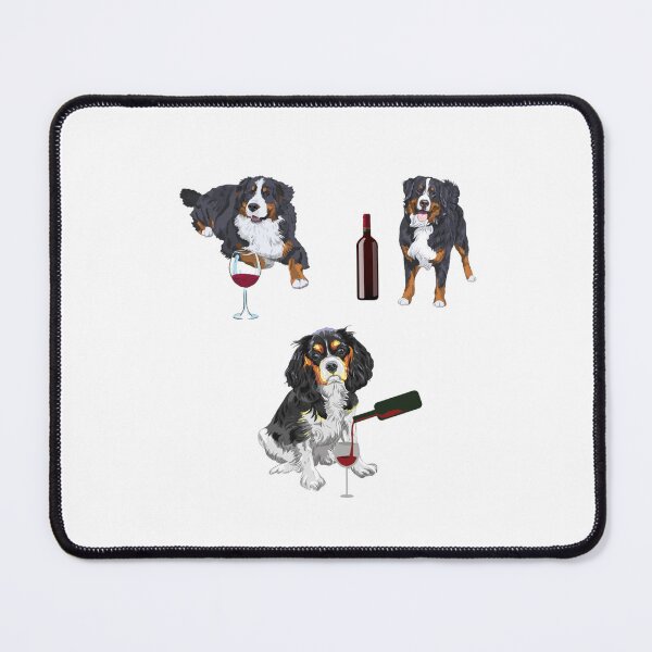 Item preview, Australian Shepherd And Wine Cute Breeds And Wine designed and sold by Deonnamulholl.