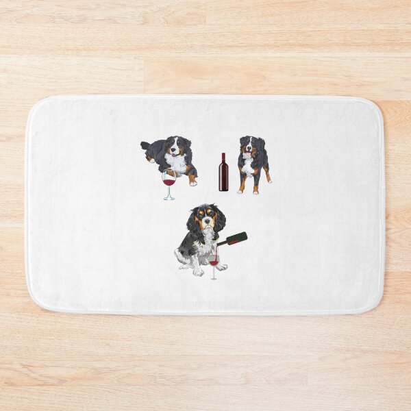 Item preview, Australian Shepherd And Wine Cute Breeds And Wine designed and sold by Deonnamulholl.