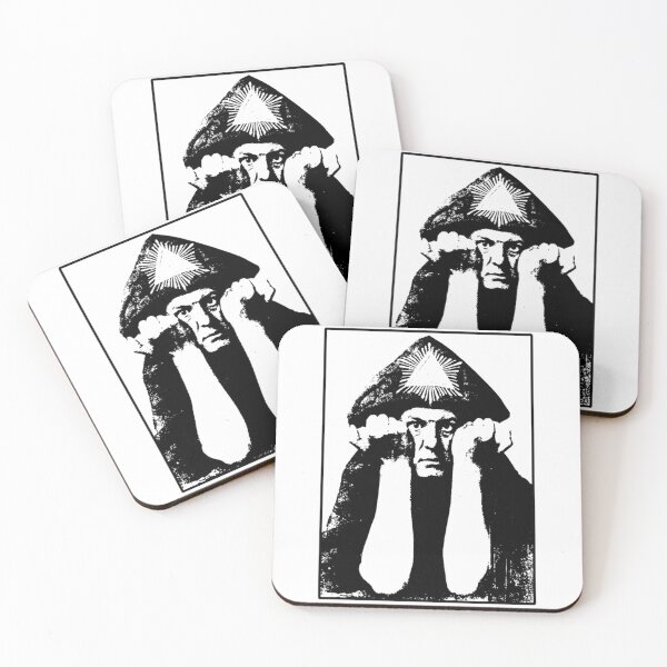 Item preview, Black For Men Aleister Crowley Small To 2 Extra Large Sizes Graphic designed and sold by Deonnamulholl.