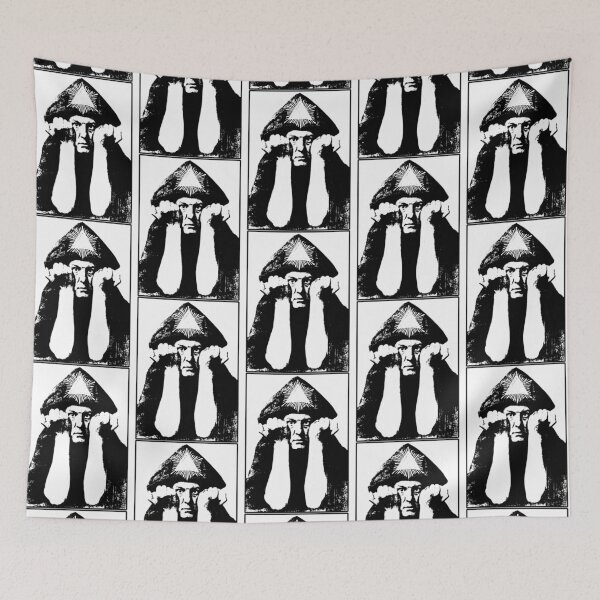 Item preview, Black For Men Aleister Crowley Small To 2 Extra Large Sizes Graphic designed and sold by Deonnamulholl.