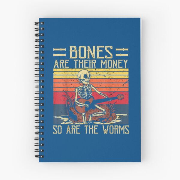 Item preview, Bones Are Their MoneySkeleton Playing Guitar Retro Vintage designed and sold by Deonnamulholl.