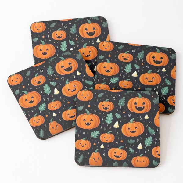 Item preview, Cartoon smiling pumpkins designed and sold by PawelNature.