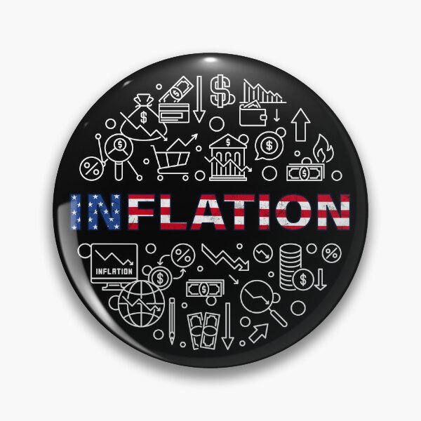 Item preview, Inflation and Economy USA Flag design - US America money and dollars round outline design  designed and sold by venomousvector.