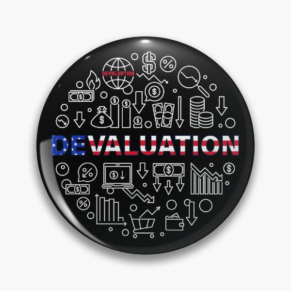 Item preview, Devaluation and Economy USA Flag circle shaped design - US America money and dollars round outline design designed and sold by venomousvector.