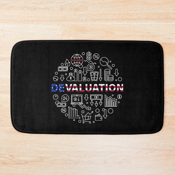 Item preview, Devaluation and Economy USA Flag circle shaped design - US America money and dollars round outline design designed and sold by venomousvector.