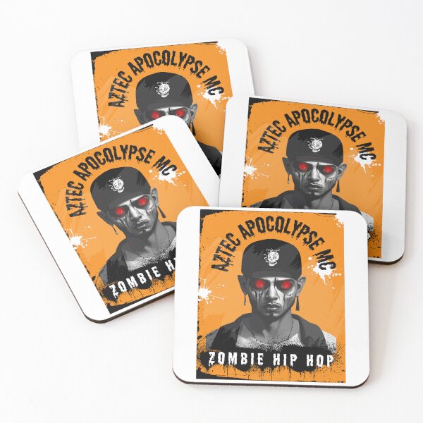 Item preview, Zombie Hip Hop Aztec Apocolypse MC designed and sold by zombiehiphop.