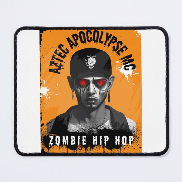 Item preview, Zombie Hip Hop Aztec Apocolypse MC designed and sold by zombiehiphop.