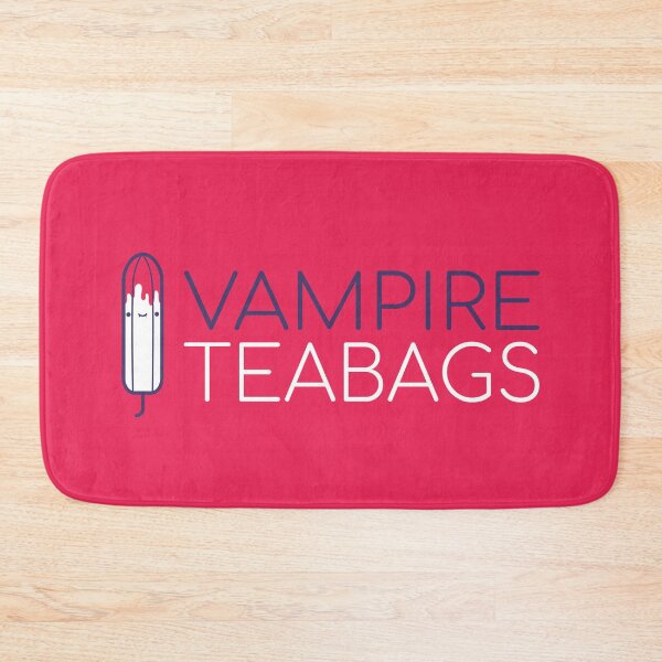 Aperçu de l'œuvre Sachets de thé vampire Meme Slogan de tampon de dessin animé mignon créée et vendue par JessicaAmber.