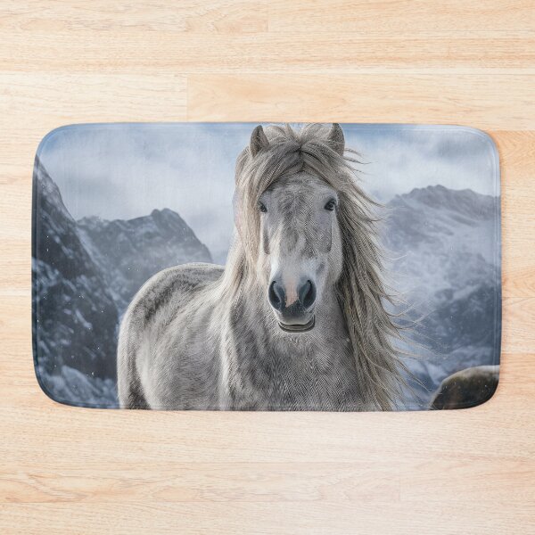 Item preview, Dapple Gray Pony in the Snow designed and sold by Elisabeth Lucas.