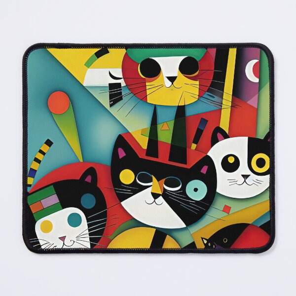 Item preview, Miro-style Jazz Cats designed and sold by GooGooPop.