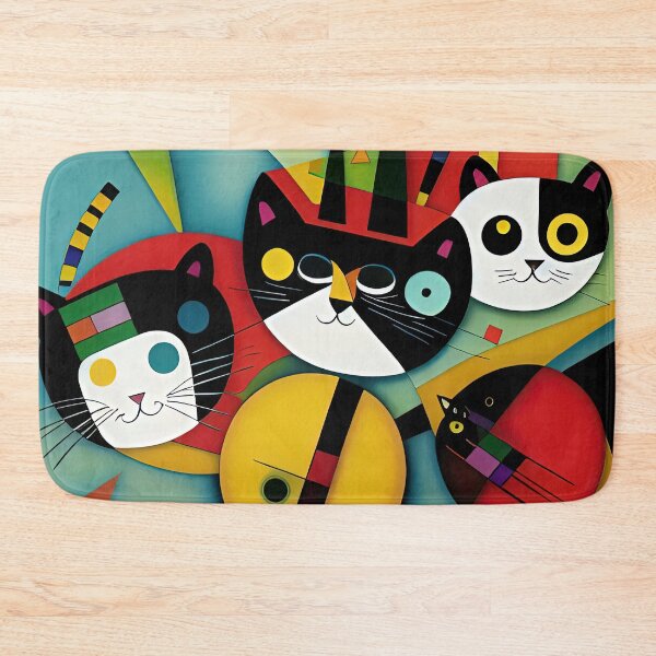 Item preview, Miro-style Jazz Cats designed and sold by GooGooPop.