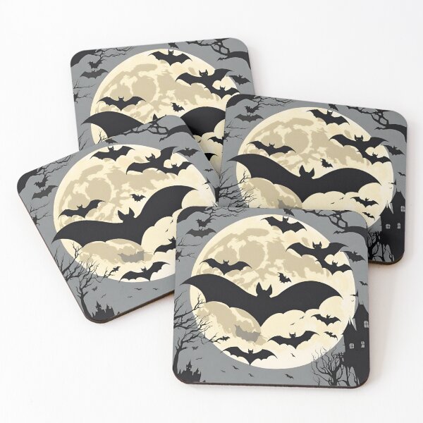 Item preview, Moonlit Bat Ballet designed and sold by cozycozyart.
