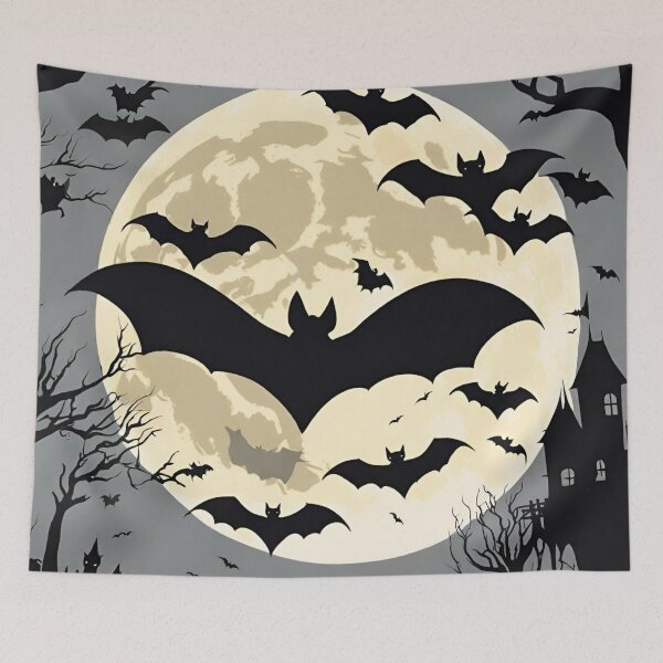Item preview, Moonlit Bat Ballet designed and sold by cozycozyart.