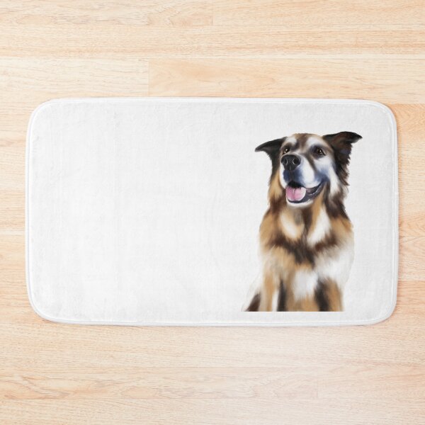 Item preview, German Shepherd cross dog digital painting designed and sold by Funsize-Art.