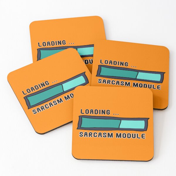 Item preview, Sarcasm Module Loading Bar - Get Ready for Snark! designed and sold by Fun Funky Designs.