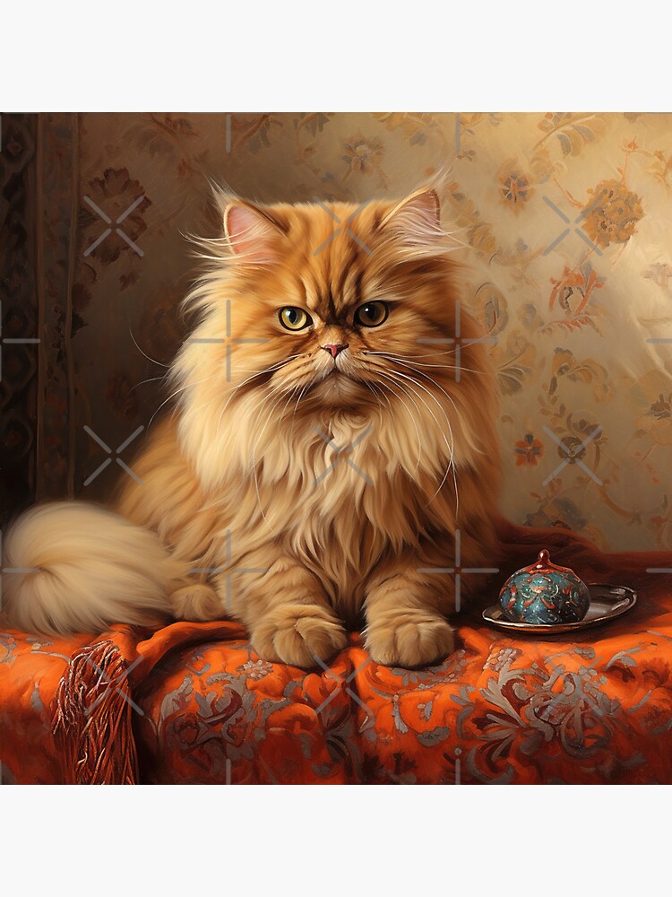 Orange sales persian cat